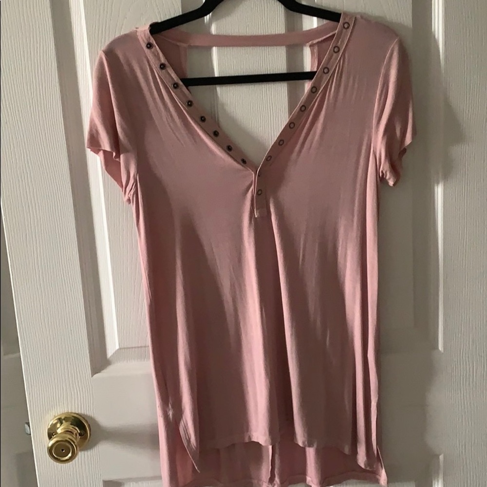 American eagle open back and low cut top